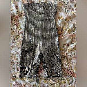 Sparkle Tube Top Romper